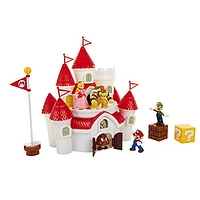 Nintendo Super Mario Deluxe Champignon Château de Royaume Playset, Inclut 5 Figurines!