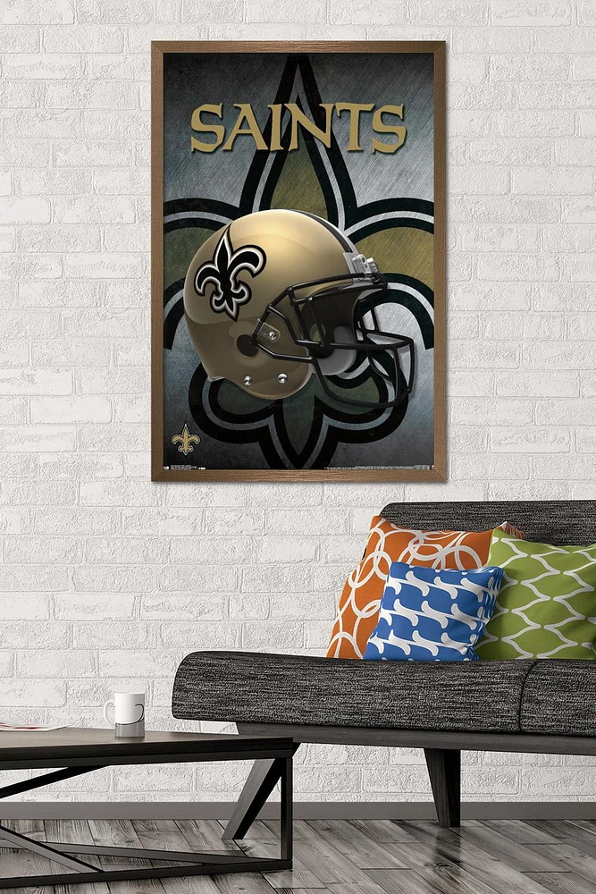 NFL New Orleans Saints - Helmet 16 Wall Poster, 22.375" x 34"