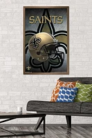 NFL New Orleans Saints - Helmet 16 Wall Poster, 22.375" x 34"