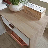 Sauder La Collection Anda Norr Chevet, Finition Sky Oak, 429474