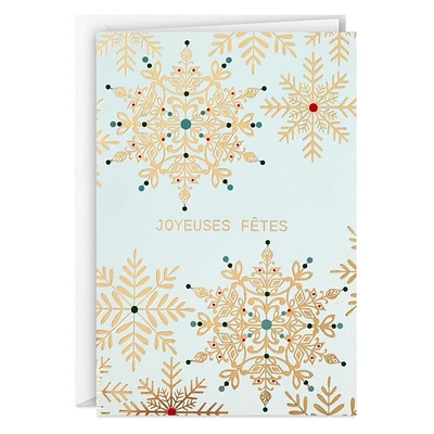 Boîte de 18 cartes de Noël Image Arts (Flocons de neige élégants)