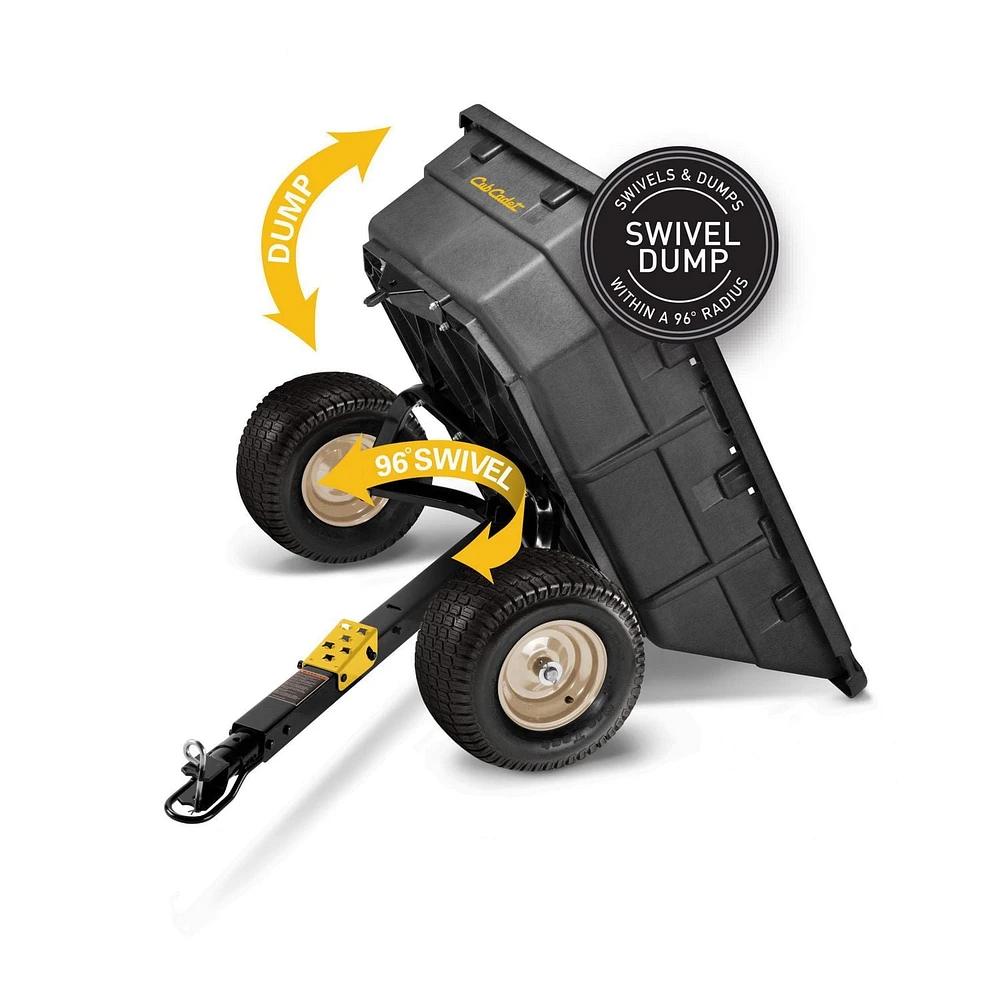 Ohio Steel - 12,5 Cu Ft Poly ATV Panier