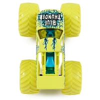 Monster Jam, Official Blue Thunder Monster Truck, Die-Cast Vehicle, 1:64 Scale, Kids Toys for Boys Ages 3 and up, Blue Thunder