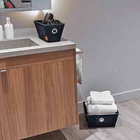 neatfreak! Low Profile Rectangular Storage Bin with Grommets, Storage Bin