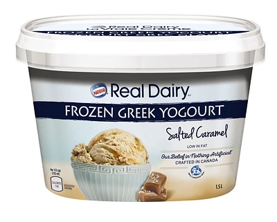 Real DAIRY® Salted Caramel Frozen Greek Yogourt