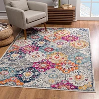 Tapis floral moderne de la collection Savannah de Rug Branch