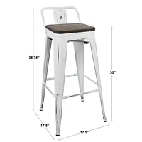 Oregon Industrial Barstool by LumiSource
