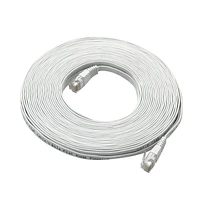 blackweb 50 FT Flat Cat6 Cable (White)