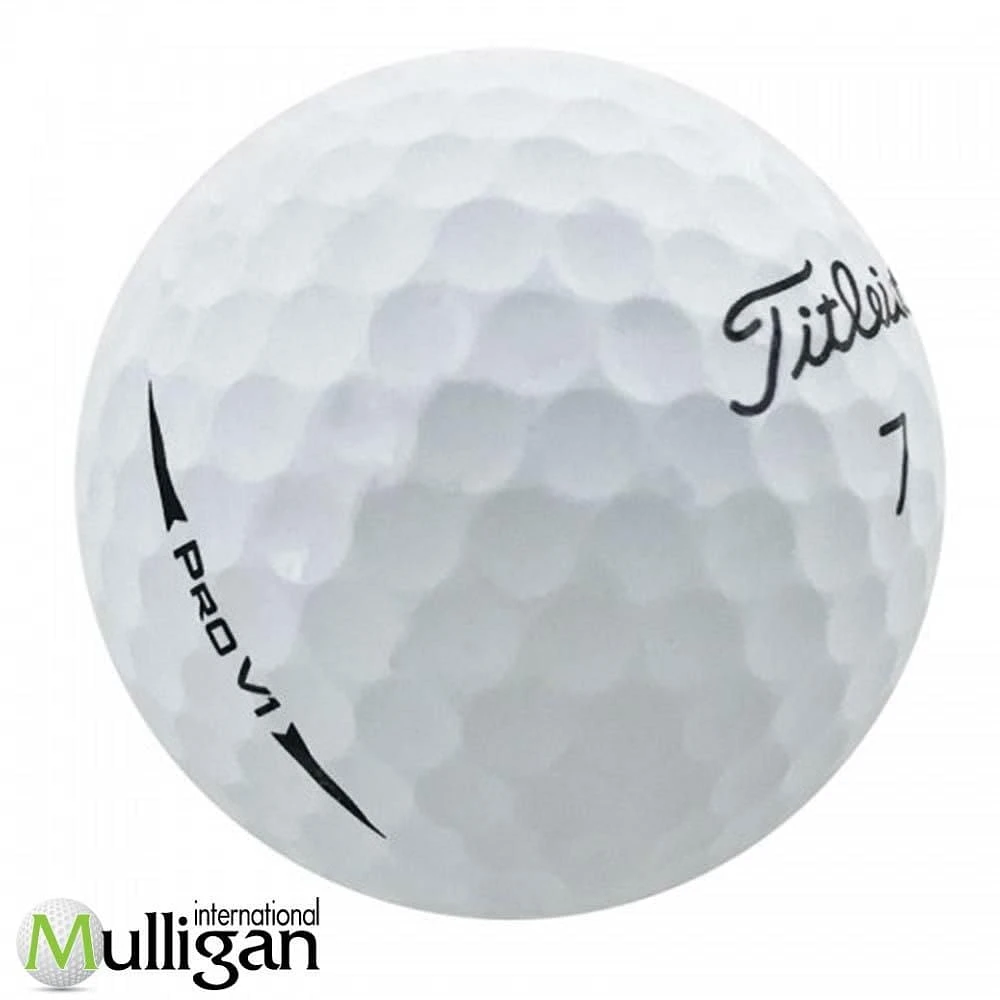 Mulligan - 12 balles de golf récupérées Titleist Pro V1 2018 5A Pristine