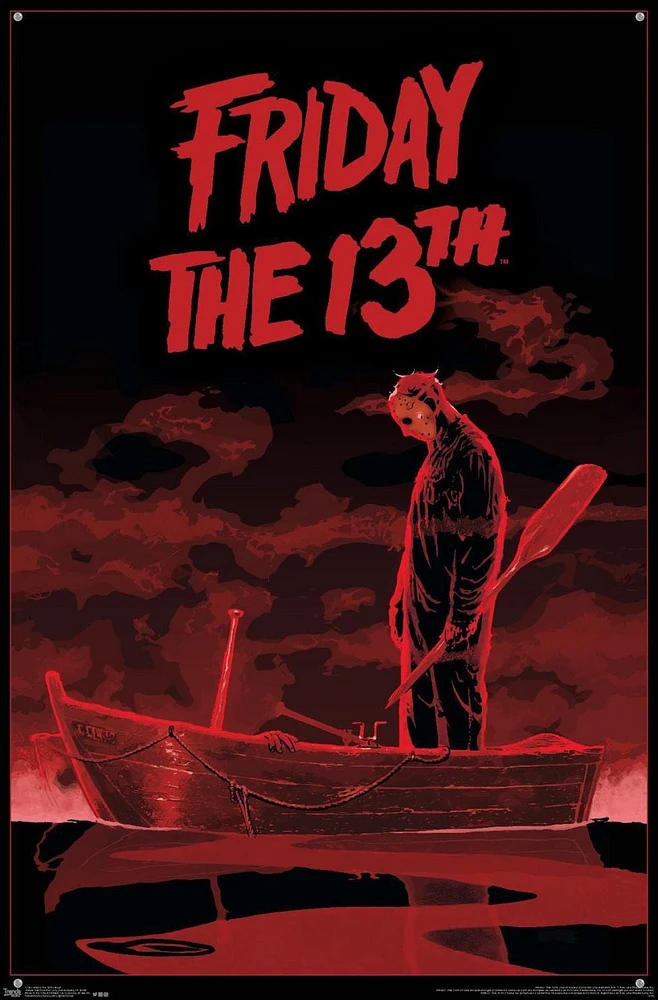 Friday The 13th - Boat Wall Poster, 22.375" x 34"