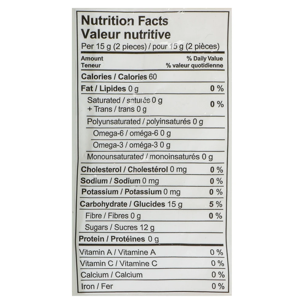 Morceaux de friandises Purity à la menthe 170g