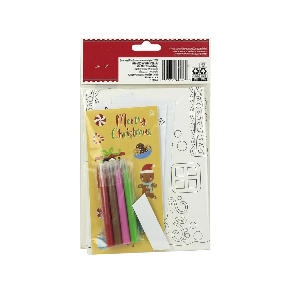 HOLIDAY TIME TROUSSE MAISON DE Noël À COLORIES
