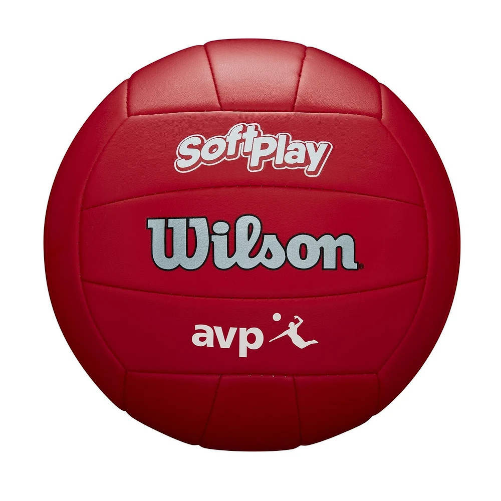 Ballon de volleyball Soft Play de Wilson - Rouge