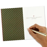 Carte de Noël Hallmark Signature (chandail de Noël)