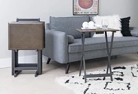 Ensemble de table plateau Monterra gris foncé