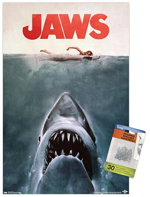 Jaws - One Sheet Wall Poster, 22.375" x 34"
