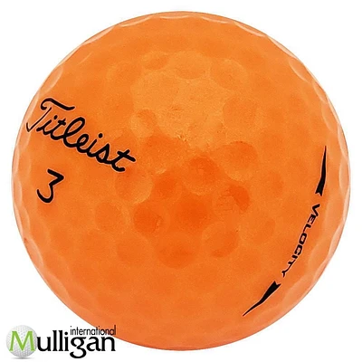Mulligan - 36 balles de golf récupérées Titleist Velocity  4A, orange
