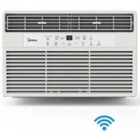 Midea Climatiseur de fenêtre de 8 000 BTU avec télécommande Chambre jusqu'à 350 pi².