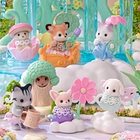Calico Critters Blooming Baby Friends Series Sacs aveugles, ensemble surprise comprenant une figurine de poupée et un accessoire Figurine et accessoire