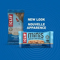 CLIF BAR, Mini Chocolate Chip Energy Bar, 70% Organic Ingredients, No Artificial Flavours, 28 g (Pack of 10)