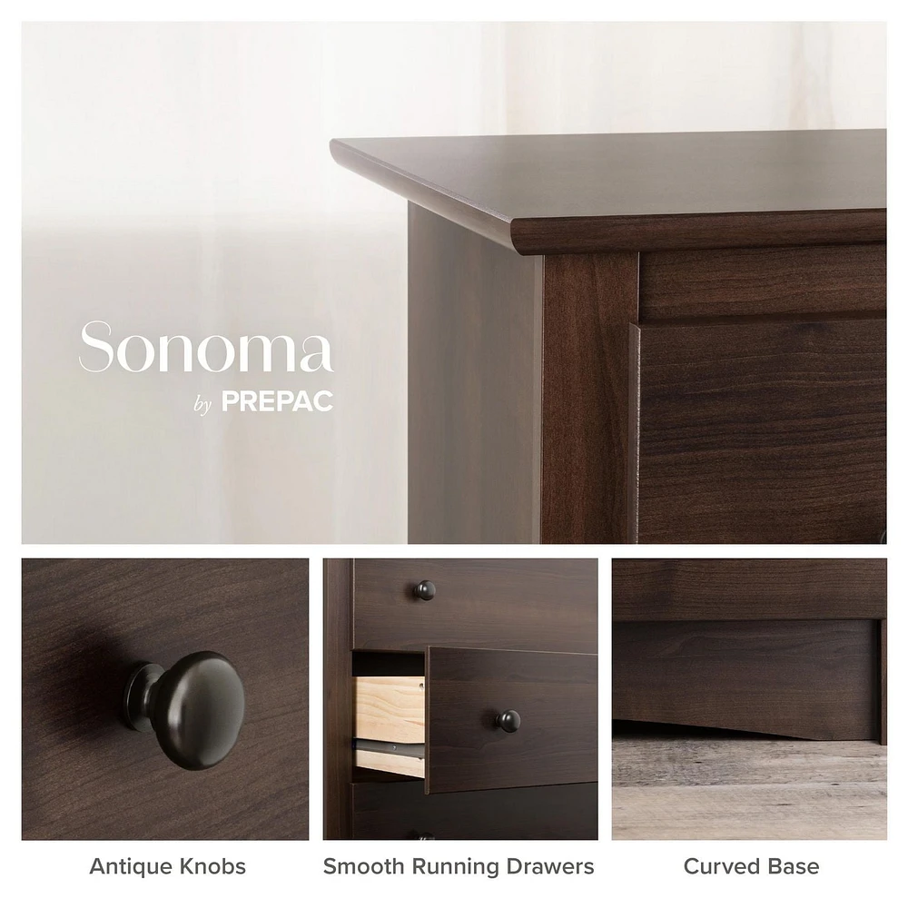 Prepac Commode à huit tiroirs