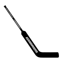 Warrior Bâton de gardien de but de hockey de rue en plastique - pagaie de 18 po Manche et lame noirs