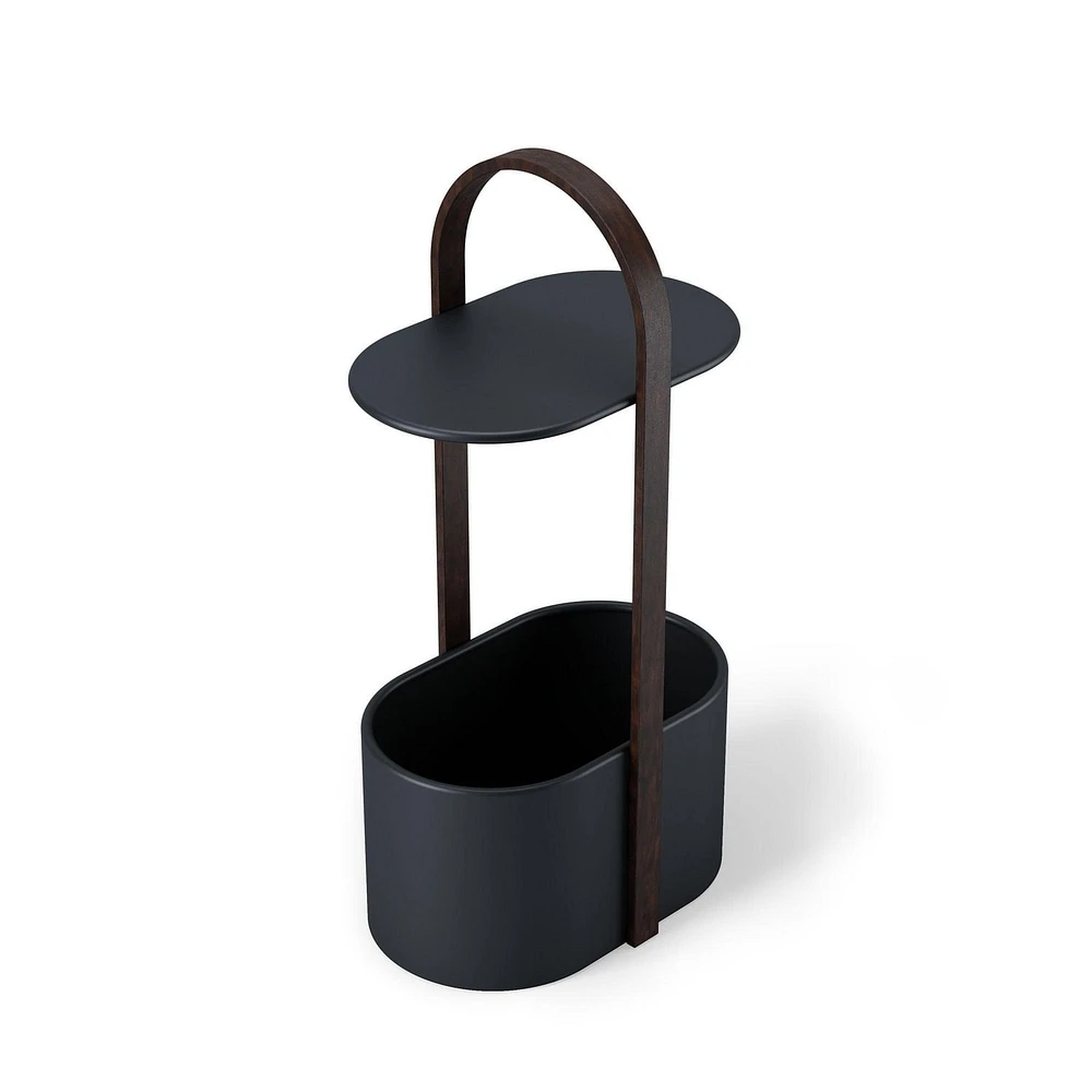 Table de rangement Umbra Bellwood, noir / noyer