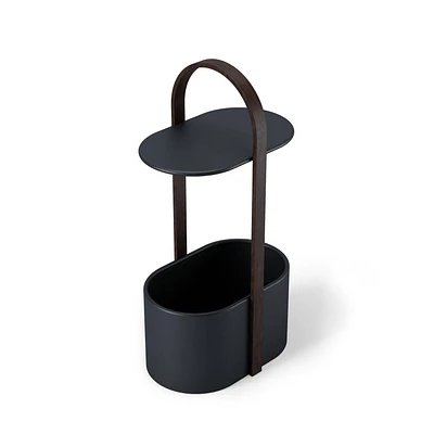 Table de rangement Umbra Bellwood, noir / noyer