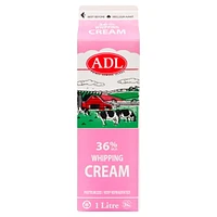 ADL Whip Cream Carton 1L, ADL Whp Crm Crtn 1L