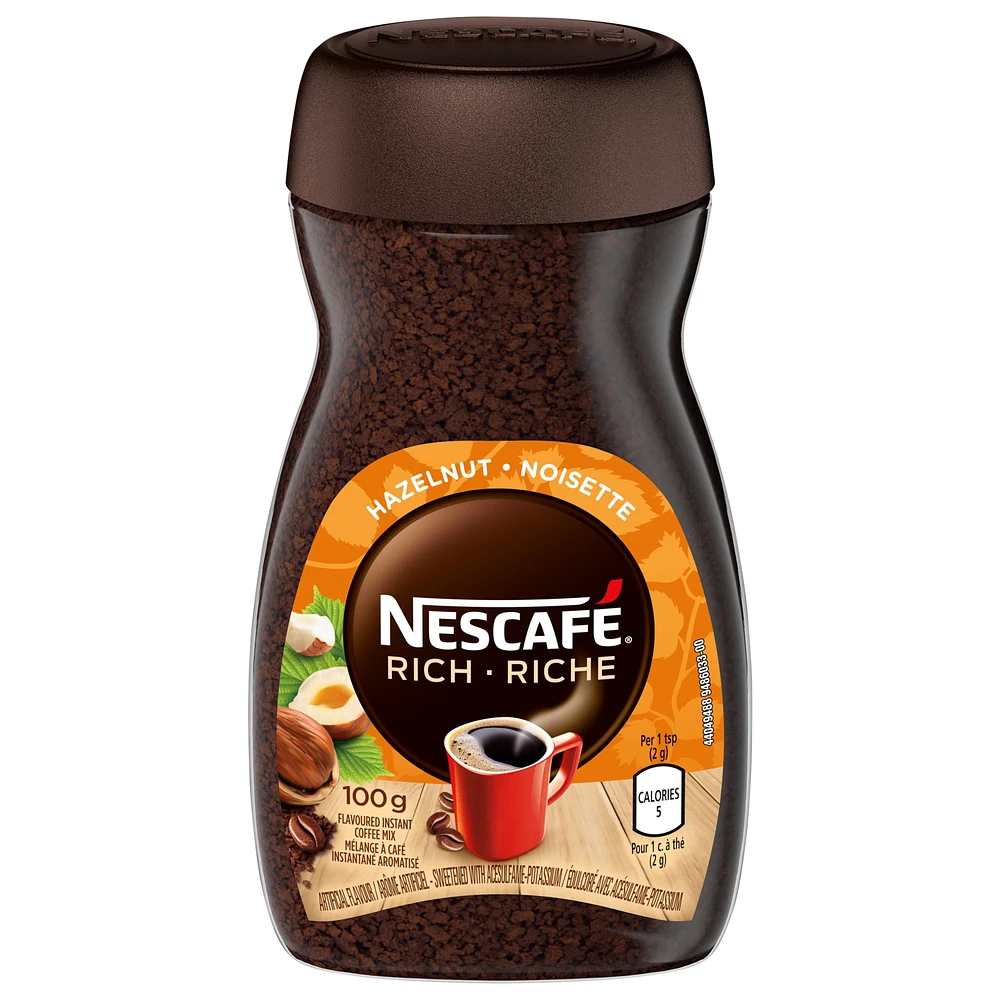 NESCAFÉ® Rich Hazelnut Instant Coffee 100 g, 100 GR