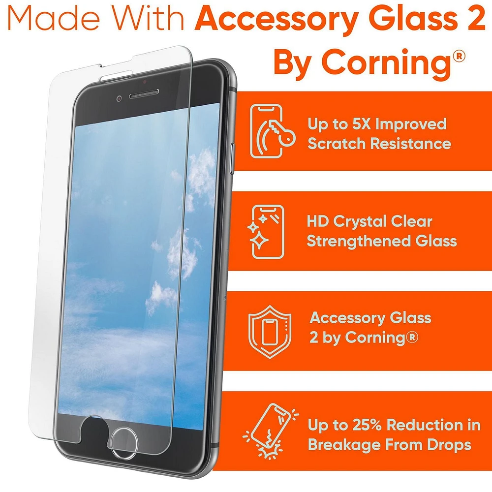 onn. iPhone 6 Plus/6s Plus/7 Plus/8 Plus Protector