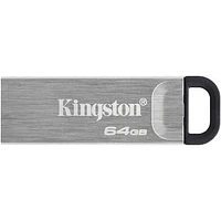 Kingston 64GB DataTraveler Kyson USB 3.2 Metal Flash Drive (DTKN/64GBCR)