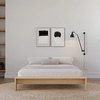 Gael Queen Size Platform Bed with Slats