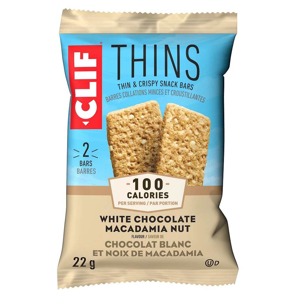 CLIF Thins White Chocolate Macadamia Nut 7CT, CLIF Thins White Chocolate Macadamia Nut 7CT