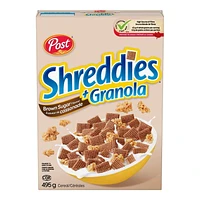 Post Shreddies Brown Sugar Flavour + Granola 395g