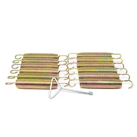 SKYWALKER TRAMPOLINES Set of 12 - 7.5 IN Trampoline Springs, 1.25 IN Diameter, Replacement Outdoor Trampoline Springs with Spring Puller Included