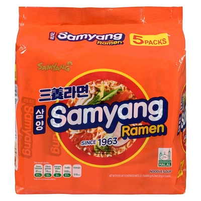 Samyang Original Ramen, 120g x 5