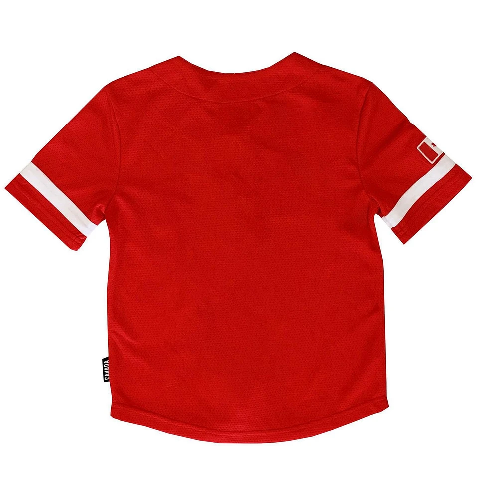 Boys Team Canada Baseball Jersey, Sizes S-XL