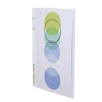 Carnet de notes, Noté par la marque Post-it®, spectre circulaire et couleurs froides, 5,75 x 8,5 po, 120 pages Carnet de notes NTD-N58-CCS-EF