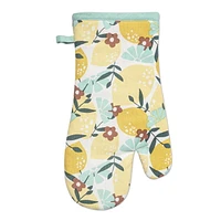 Hometrends single printed oven mitt 7"x13", Single oven mitt, 7"x13"