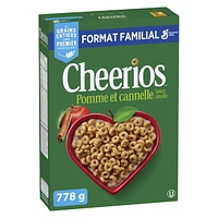 Cheerios Apple Cinnamon Cereal, Family Size, 778 g