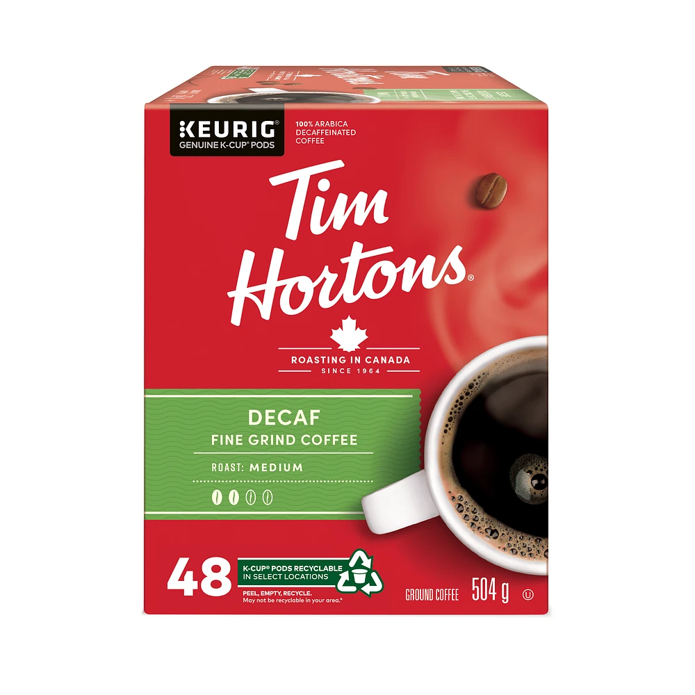 TIM HORTONS DECAF K CUP 48S