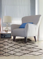Tapis tissé brun clair et brun Zunthus