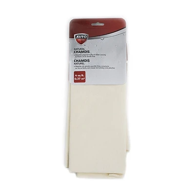 La peau de chamois naturelle Autodrive chamois de 4 pieds carrés