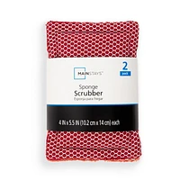 Paquet de 2 éponges à récurer Mainstays