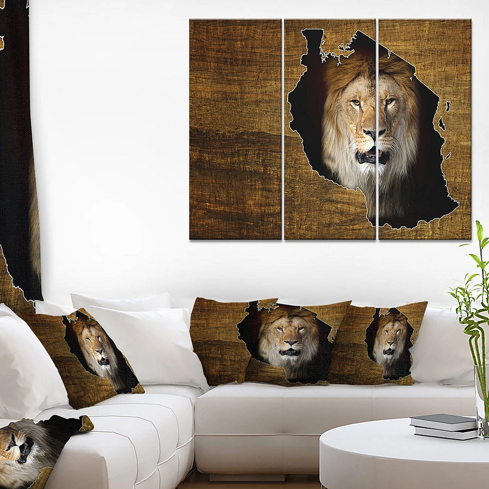 Design Art La Faune Du Tanzanie Art Sur Toile