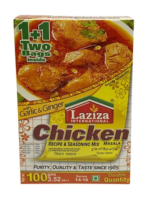 LAZIZA CHICKEN SPICE MIX 100GM