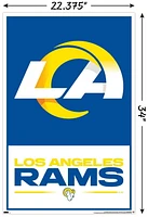 NFL Los Angeles Rams - Logo 21 Wall Poster