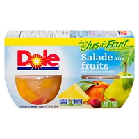 Dole Fruit Salad with Extra Cherries in Fruit Juices, 4 Cups, 428  mL