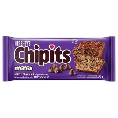 Brisures miniatures de chocolat mi-sucré HERSHEY'S CHIPITS 270g